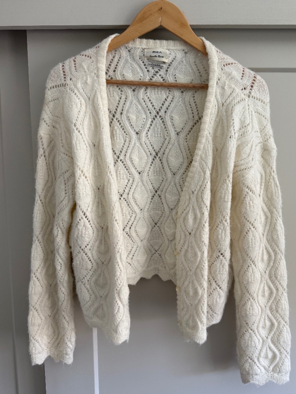 RVCA x Camille Rowe Cardigan - Medium